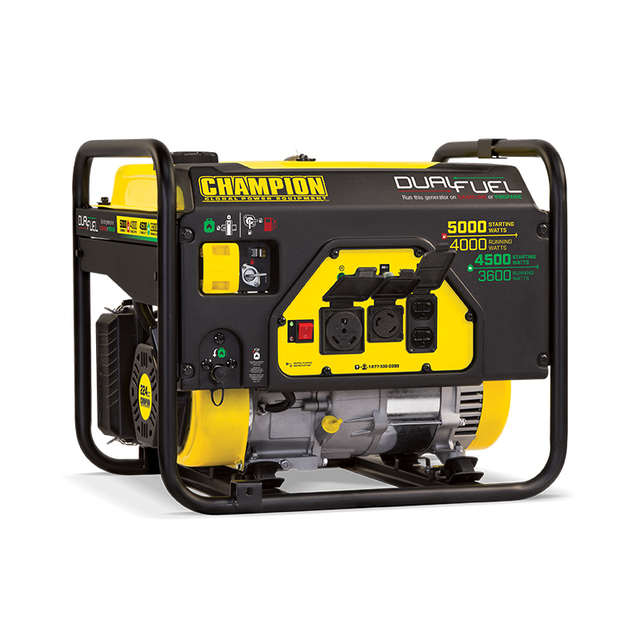 CE Certificate CHAMPION 5.5kw Power Dual Fuel  LPG Gasoline Portable Generator Petrol 5KW Generator