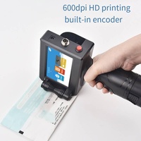 Imprimante d'étiquettes à jet d'encre portable intelligente ZCRS, encre éco-solvant sans fil, machine de codage automatique pour le marquage de la date et des codes QR