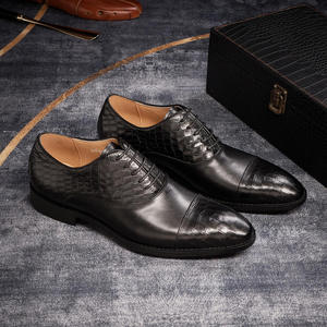 รองเท้าอ็อกซ์ฟอร์ดคุณภาพสูงสำหรับผู้ชาย สไตล์ลำลองสำหรับงานแต่งงาน ลายตารางแกะสลักด้วยมือ รองเท้าหนังแบบทางการสำหรับผู้ชายและรองเท้าอ็อกซ์ฟอร์ด - Product Image 4