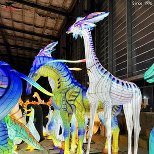 Farol de Seda Hecho a Mano en Zigong, Decoración Tradicional China para Festivales con Temática de <span class=keywords><strong>Avatar</strong></span> para Instalaciones de Parques de Atracciones - Product Image 5