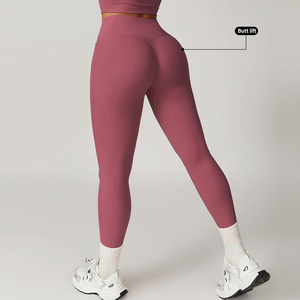 <span class=keywords><strong>Ropa</strong></span> deportiva con logotipo personalizado para <span class=keywords><strong>mujer</strong></span>, traje para gimnasio, entrenamiento físico, <span class=keywords><strong>ropa</strong></span> deportiva de alta elasticidad, conjunto de <span class=keywords><strong>ropa</strong></span> deportiva para Yoga - Product Image 3