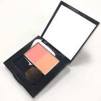Palette de fards à joues pour le visage, maquillage végétalien de haute qualité avec poudre brute, vente en gros