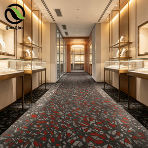 QIANQIAO Tappeto a Mosaico in Cristallo 33,33x100cm, Piastrella in Nylon di Design per Negozi di Gioielli e Bellezza - Product Image 1