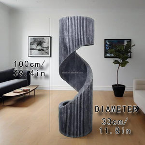 Vente en gros <span class=keywords><strong>de</strong></span> <span class=keywords><strong>fontaine</strong></span> d'eau <span class=keywords><strong>extérieure</strong></span> avec cascade <span class=keywords><strong>de</strong></span> décoration <span class=keywords><strong>de</strong></span> <span class=keywords><strong>jardin</strong></span> sur pied <span class=keywords><strong>de</strong></span> forme géométrique en spirale avec lumières LED pour la décoration <span class=keywords><strong>de</strong></span> la pelouse et du patio - Product Image 5