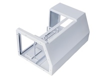 Fabrication sur mesure de supports en tôle de précision, découpe laser, pliage CNC, soudage, peinture en poudre, usine OEM