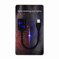 Universal USB LED Stern Projektor Neon Atmosphäre Umgebungs Lampe Auto Dach Innen Licht