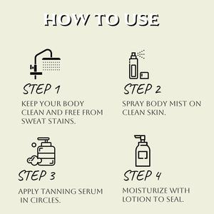 Ensemble de bronzage bronzant Spray autobronzant à séchage rapide et mousse légère pour un bronzage instantané sans traces - Product Image 6