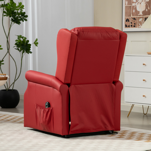 Fauteuil inclinable motorisé moderne surdimensionné en tissu, <span class=keywords><strong>grand</strong></span> fauteuil avec fonction massage extensible et structure métallique - Product Image 6