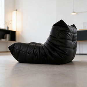 Productos de Almacén en EE. UU., Suministro Directo de Fábrica She-inn, Silla Ergonómica Impermeable de Cuero de Grano Completo Togoo para Dormitorio, Estilo Moderno - Product Image 2