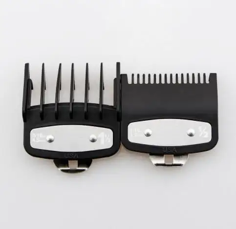 MJ 2Pcs/Set Premium Blade Hair Clipper Guards Wahl Cutting Guide Comb Guards Kit Barber Salon Hair Tools