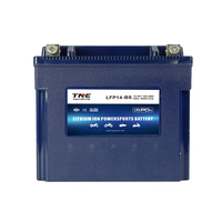 Batterie de moto au lithium fournie par l'usine LFP14L-BS 12V 7Ah 350CCA LiFePO4 avec écran LCD BMS Service OEM/ODM