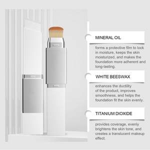 Lilywild รองพื้นพร้อมแปรงสองชั้นเปลี่ยนสีกันน้ำโลโก้ได้ตามต้องการ - Product Image 4