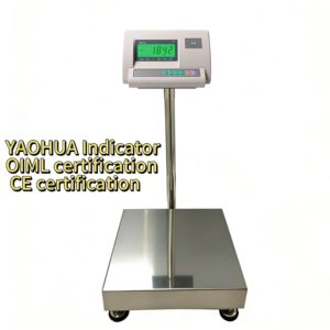 เครื่องชั่งน้ำหนักแบบตั้งพื้นสำหรับอุตสาหกรรม ขนาด 30*40 ซม. รองรับน้ำหนัก 150 กก. พร้อมหน้าจอแสดงผล Yaohua A12 - Product Image 2