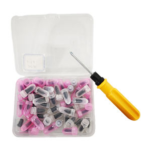 Kit de 60 vis en caoutchouc imperméables <span class=keywords><strong>pour</strong></span> réparation de pneus avec outils <span class=keywords><strong>pour</strong></span> moto, voiture, camionnette - Product Image 2