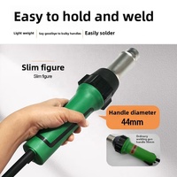 Pistolet de soudage plastique à air chaud sans balais 1600W personnalisé, réglable en température, pour PVC et panneaux PP – Nouveauté