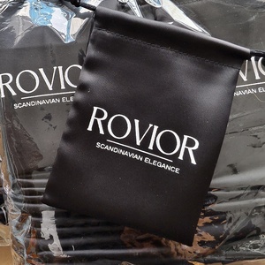 Pochette en satin personnalisée avec cordon de serrage, conteneur souple pour cadeaux de mariage, bijoux, cadeaux de Noël, rangement - Product Image 6