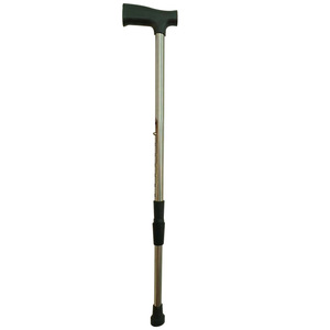 Bâton de marche télescopique antidérapant, aide à la marche à quatre pieds, canne à quatre coins, aide à la marche réglable antidérapante pour les personnes - Product Image 3