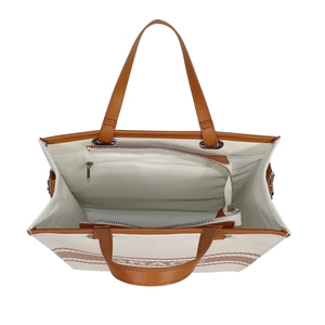 Bolsa de Playa Grande Azul Marino 2026, Bolsa de Compras Personalizada de Lona con Bordado Premium, Bolsas de Hombro para Mujer con Borlas - Product Image 3