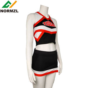 Lo último en mallas de manga larga para escuela secundaria, mallas para niña, disfraz de animadora, uniformes de porristas personalizados - Product Image 3