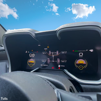 Layar Instrumen Digital LCD untuk Chevrolet Camaro 2010-2015, Dashboard Virtual Cockpit, Speedometer dengan CarPlay