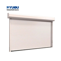 Persiana enrollable de aluminio para ventana de seguridad automática de estilo europeo personalizada de gama alta