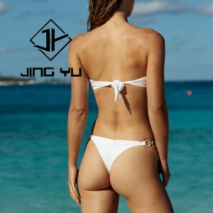 Traje de Baño Bikini OEM, Accesorios para Traje de Baño con Aro, Bikini Bandeau, Trajes de Baño Personalizados de Nailon Reciclado - Product Image 3