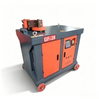 Machine à cintrer les barres d'armature GF-28, plieuse automatique CNC pour fils d'acier, équipement de traitement des barres de renforcement