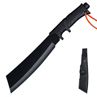 Couteau de survie et de pêche portable sans lame ni manche, à bord droit, haute dureté, épaissi, pour l'extérieur