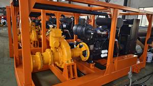 Bomba de Drenagem Assistida por Vácuo para Poços Municipais com Motor Diesel de Grande Deslocamento e Alta Pressão para Drenagem de Minas - Product Image 5