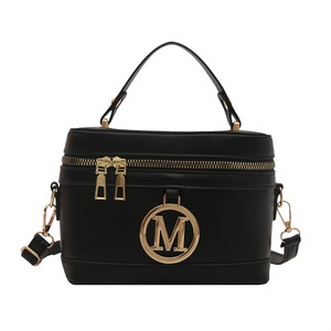 <span class=keywords><strong>Sac</strong></span> bandoulière tendance <span class=keywords><strong>vintage</strong></span> 2026 en PU, design élégant avec lettres, fermeture éclair, <span class=keywords><strong>sac</strong></span> seau décontracté à porter à la main - Product Image 6