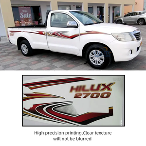 Rayas originales para piezas de TOYOTA, pegatina lateral para coche, Hilux <span class=keywords><strong>Vigo</strong></span> 2015 - Product Image 3