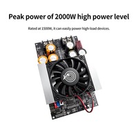 Amplificateur de puissance audio PW1500, alimentation dédiée à courant continu 10-32V vers 24V-50V 50A, faible ondulation, pleine puissance