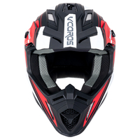 Casque tout-terrain, H637 Casque de motocross hors route Casques croisés à visage ouvert, Casque de moto intégral approuvé Dot & ECE