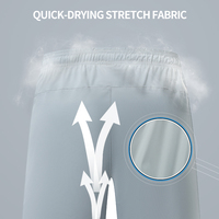Shorts de sport athlétiques pour hommes, légers, à séchage rapide, avec taille élastique, pour la course à pied et l'entraînement, avec poches
