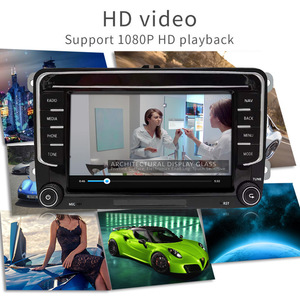 Original 7 \ "HD màn hình cảm ứng xe hệ thống đa phương tiện với không dây Carplay & <span class=keywords><strong>Android</strong></span> 14 GPS & khuếch đại cho tất cả VW 4G Sim - Product Image 4