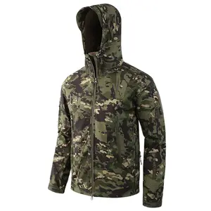 Russia Atac FG Men's Hooded Tactical Jacket Water Resistant Soft Shell Winter Coats For Sale
