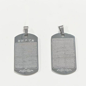 SP4057 chapado en oro de acero inoxidable budista Shurangama Mantra Mandala bendito Budista Tibetano <span class=keywords><strong>Lama</strong></span> moneda medallón colgantes - Product Image 6