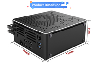 Eglobal-Ordenador de sobremesa de 10. ª generación, Intel Core, 8 núcleos, 6GB, D4, LAN dual, 1DP, 1HD, mini PC con ventilador Win10, para juegos, mini PC con bloqueo