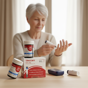 แผ่นตรวจวัดระดับน้ำตาลในเลือด <span class=keywords><strong>Safe</strong></span> AQ Smart - Product Image 3