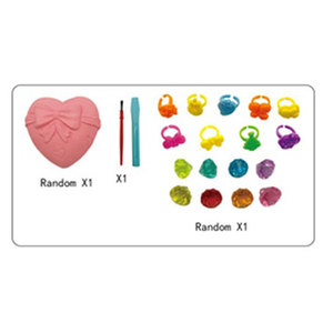 Neuheit Herzförmiges Gips-Archäologie-Ausgrabungsset Schmuck-Ausgrabung Lehrreiches Interaktives Spielzeug für Kinder Geburtstagsgeschenk - Product Image 3