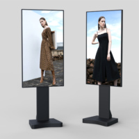 Kiosque d'affichage numérique LED 4K avec contrôle USB par téléphone portable pour vitrines de magasins, centres commerciaux, CMS basé sur le cloud, panneau totem