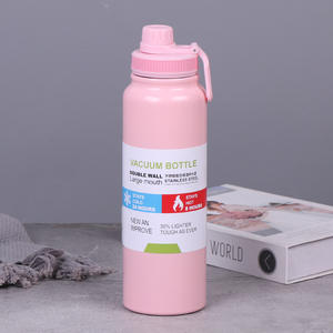 Botella de Agua de Acero Inoxidable, Termo Deportivo con Pulverizador, Botella Deportiva de Gran Capacidad con Aislamiento - Product Image 2