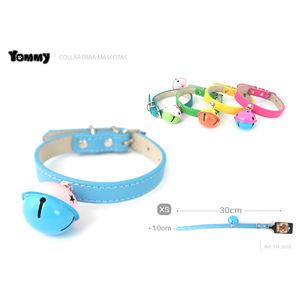 Collare per Animali Domestici in PU con Grande Campanello - Product Image 1