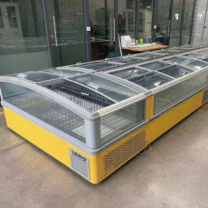 Congélateur commercial avec intérieur en aluminium et contrôle numérique de la température pour la présentation d'aliments surgelés en supermarché - Product Image 4