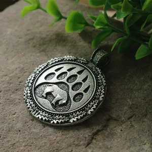 Pendentif patte d'ours Viking, talisman d'ours slave, collier pour homme païen, pendentif nordique, talisman celtique. - Product Image 2