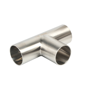 Chất lượng cao nóng bán vệ sinh 1/2 "-6" <span class=keywords><strong>TEE</strong></span> phù hợp thép không gỉ <span class=keywords><strong>SS304</strong></span> SS316L mông Hàn Phụ Kiện ống ngắn dài bằng Tees - Product Image 5