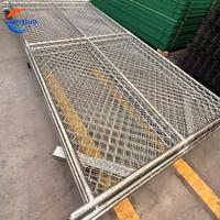 Fabricant chinois de clôtures temporaires en grillage cyclonique en acier inoxydable/galvanisé 6X12FT pour chantier de construction, destinées aux États-Unis