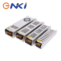 Catu Daya Switching Rak 85-240V AC Input ke DC 24V Ultra Tipis LED Output Tunggal 5A