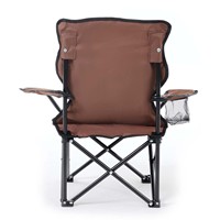 Adorable chaise pliante pour enfants sur le thème du renard, siège d'extérieur léger et portable avec porte-gobelet et sac de transport