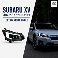 Phare avant pour Subaru XV, années-modèles 2012-2021, projecteur LED 55W, feux de jour dynamiques, clignotants séquentiels